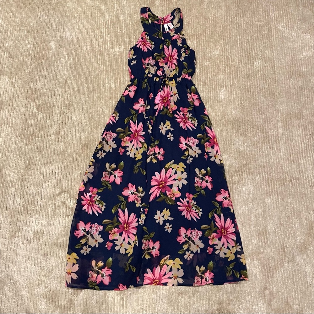 Floral Print Maxi Dress (7)